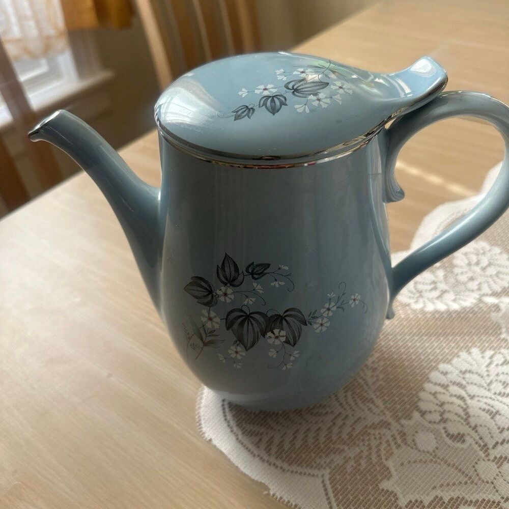 Vintage flower teapot